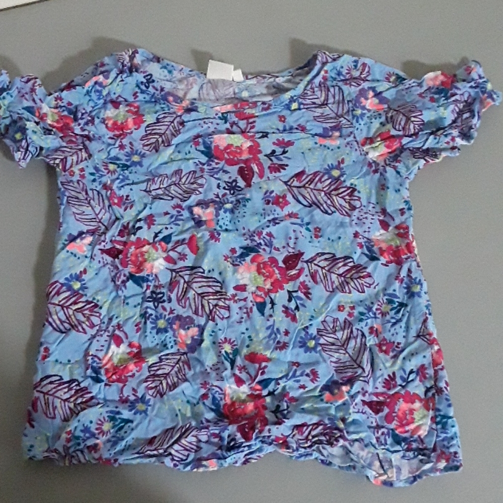 Girls Mudd Floral  Blouse